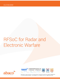 RFSoC用於雷達和電子戰